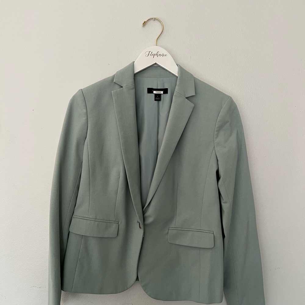 Ann Taylor Mint Green Blazer